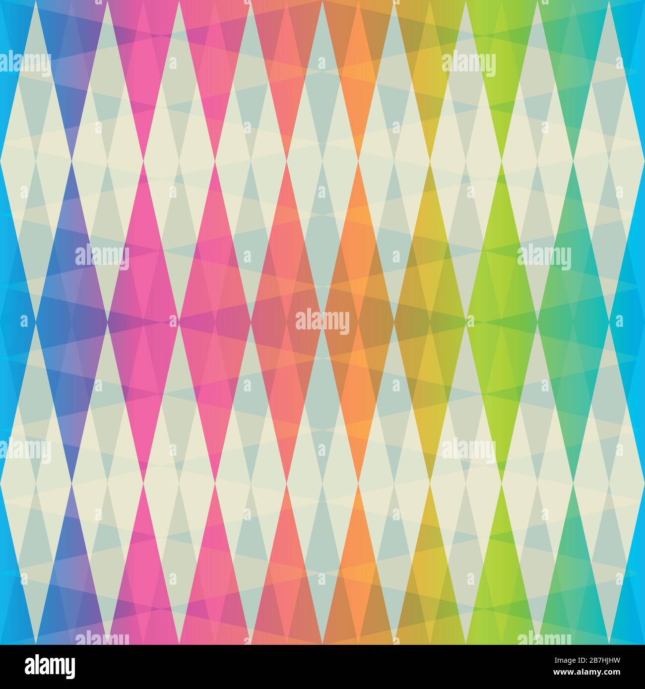 motif rhombus rainbow sans couture Illustration de Vecteur