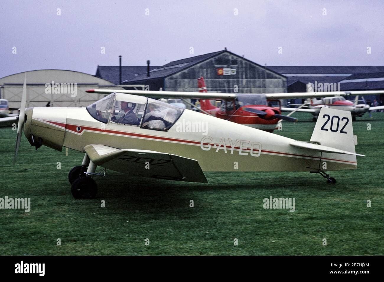 La Daily Express Air Race à Sywell le 12 juin 1971 Banque D'Images
