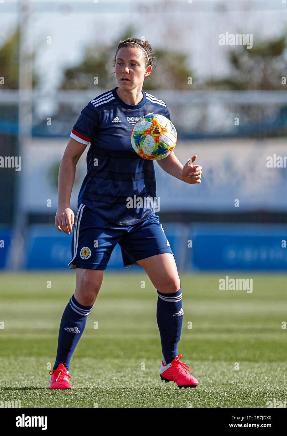 San Pedro del Pinatar, Espagne. 7 mars 2020. Match de football amical entre Ecosse contre Islande femmes à Pinatar Arena © ABEL F. ROS/Alay Banque D'Images