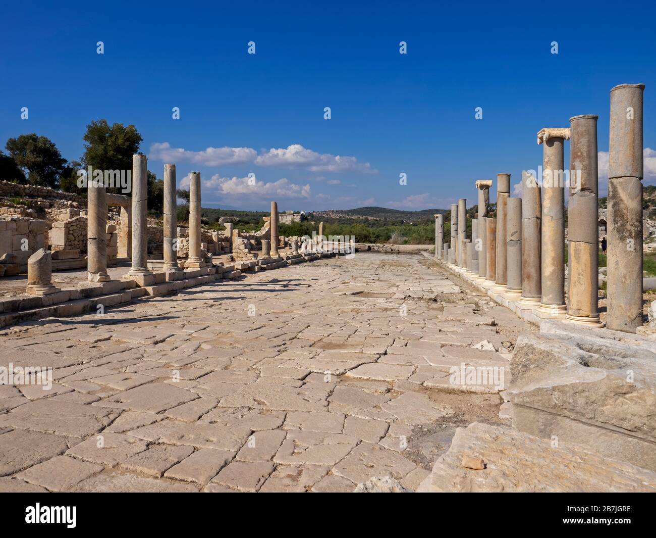 Ruines de l'ancienne ville lycienne Patara - Antalya, Turquie Banque D'Images