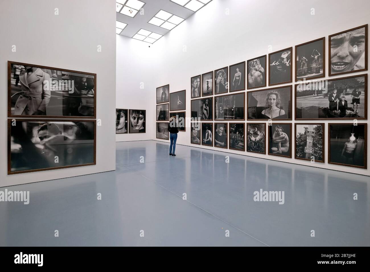 Exposition « Untold Stories » du photographe Peter Lindbergh à Kunstpalast Düsseldorf. Banque D'Images