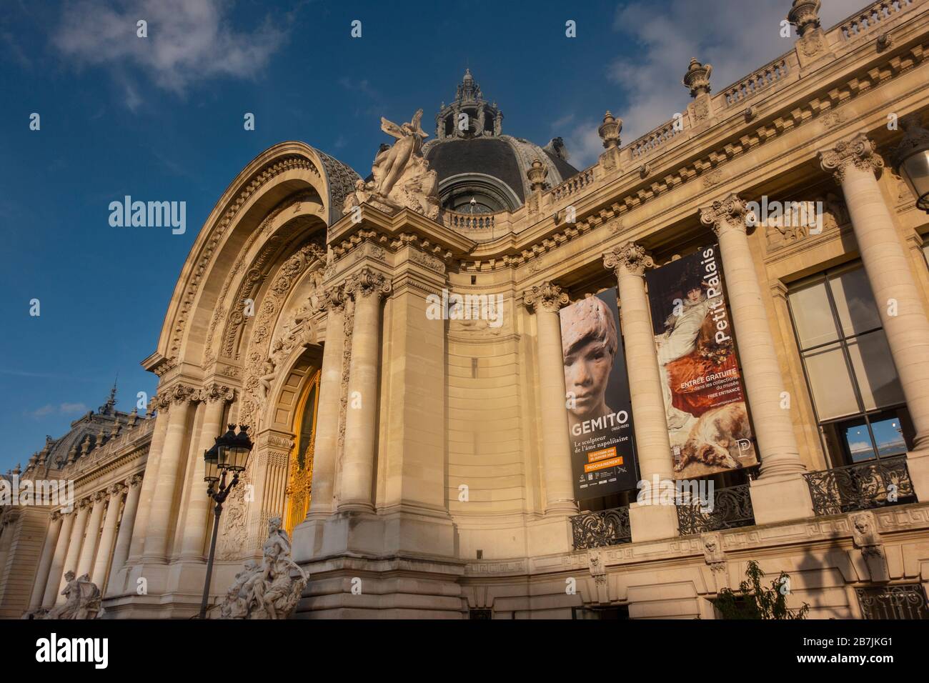 Petit Palais musée d'art à Paris France Banque D'Images