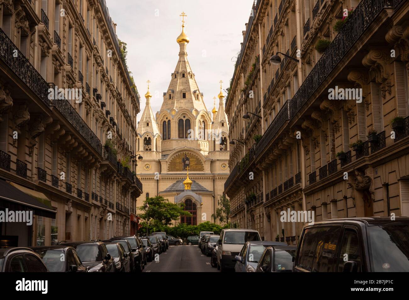 Cathédrale Alexandre Nevsky Paris France Banque D'Images