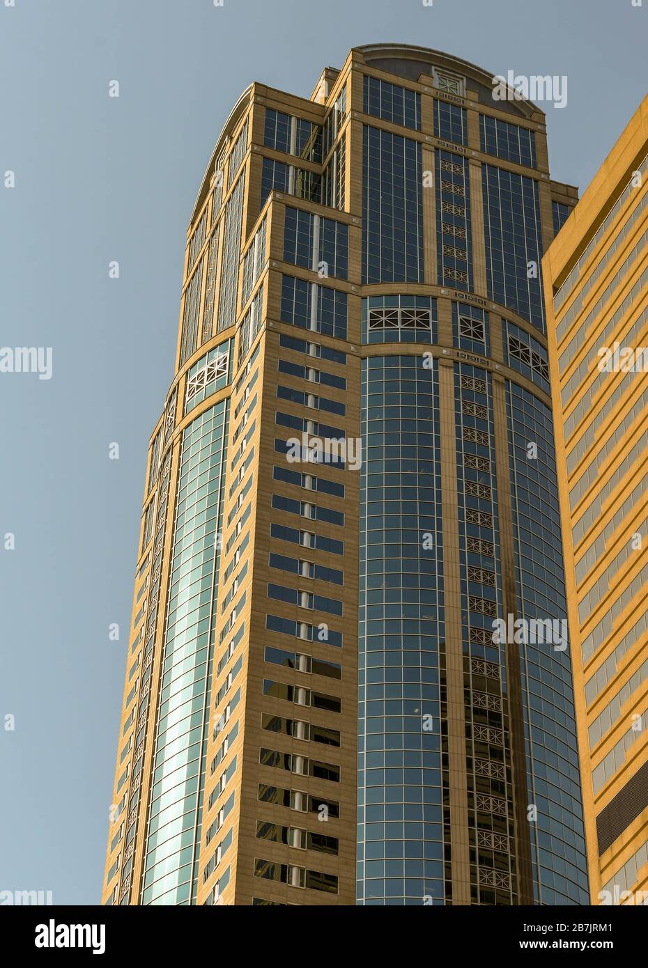 SEATTLE, WA, États-Unis, - JUIN 2018 : immeuble de bureaux dans le centre-ville de Seattle. Banque D'Images