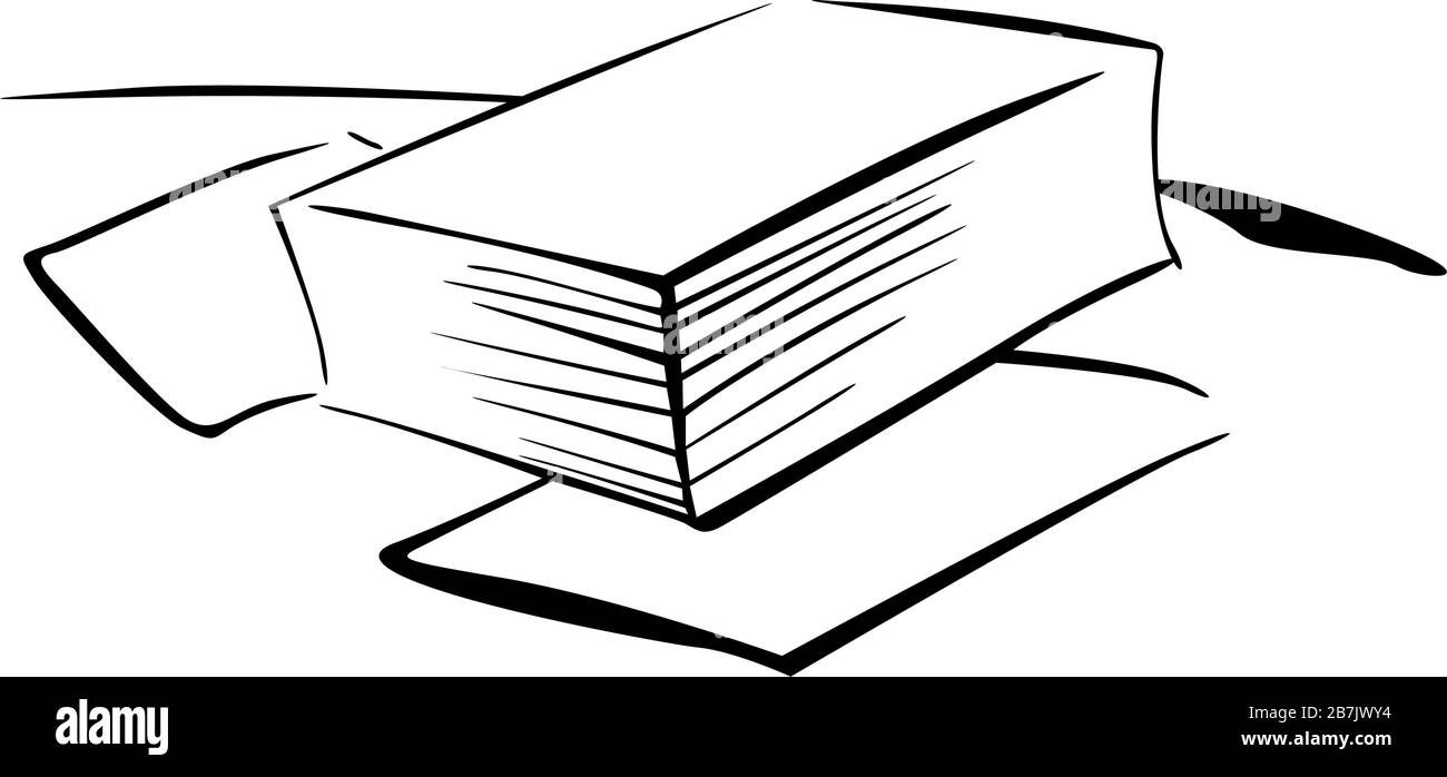 rame de papier Illustration de Vecteur