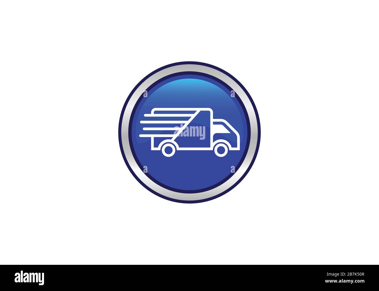 Icône vecteur de livraison de transport rapide pour les applications et les sites Web de transport Illustration de Vecteur