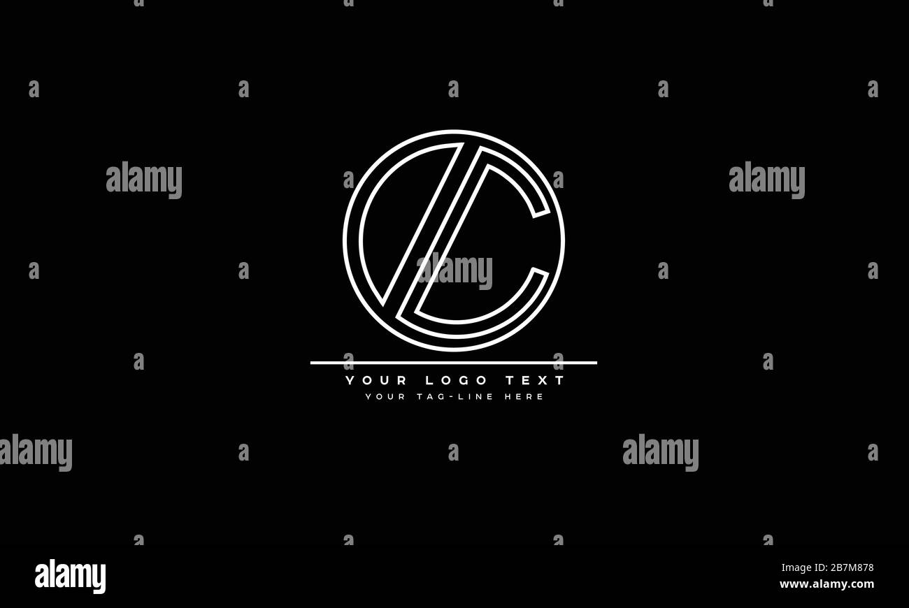 Lettre abstraite C logo Vector Template Design Illustration de Vecteur