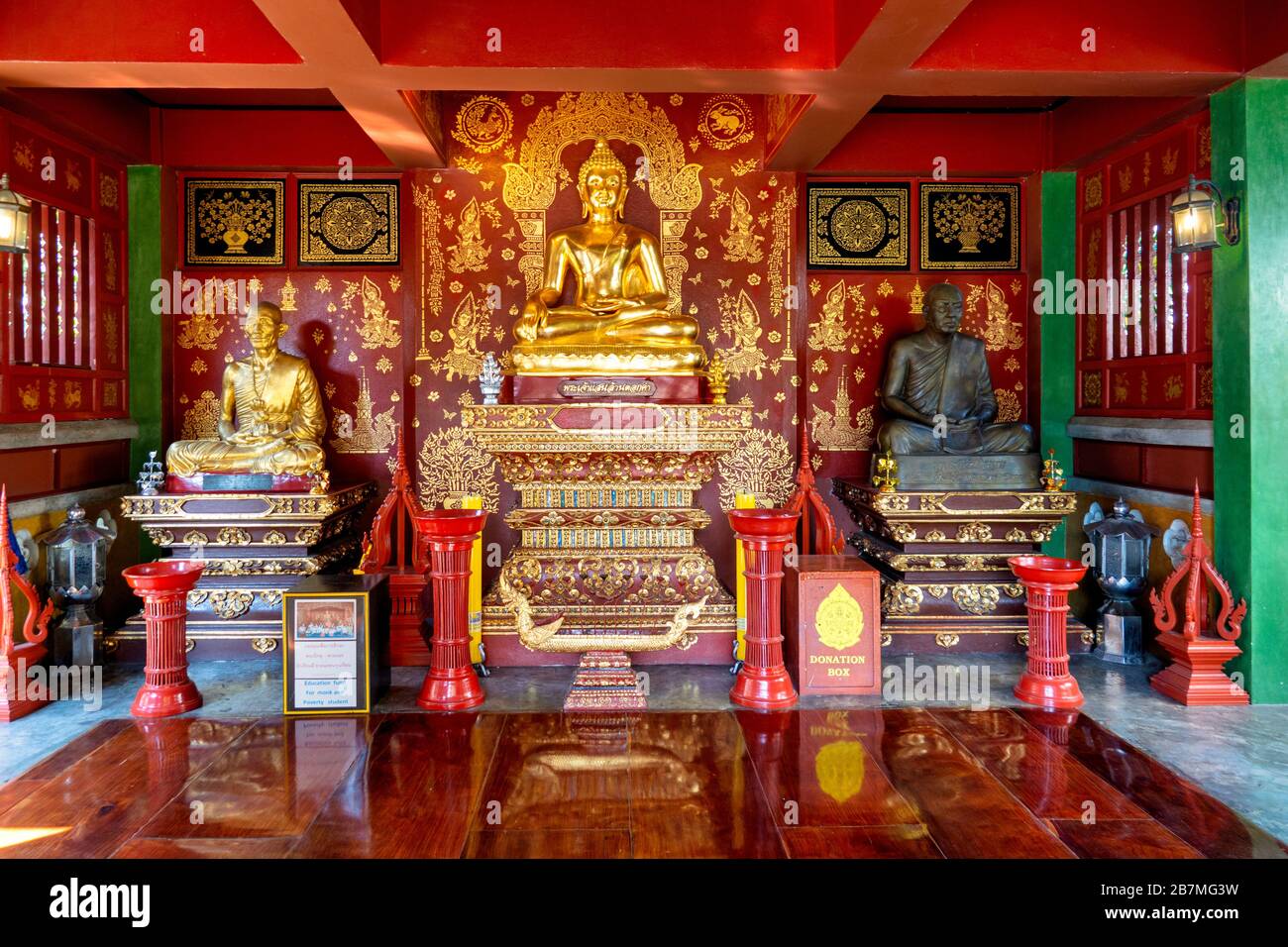 Wat Dok Kham, Chiang Mai, Thaïlande Banque D'Images Wat Dok Kham, Chiang Mai, Thaïlande Banque D'Images