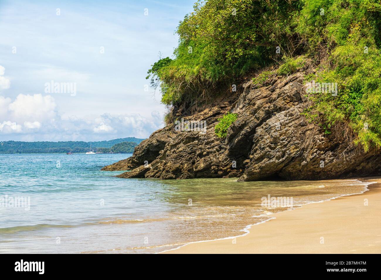 Plage de Pai Plang à Ao Nang dans la région de Krabi en Thaïlande Banque D'Images