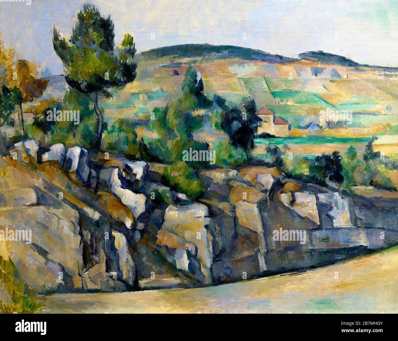 Colline en Provence, Paul Cézanne, vers 1890, Banque D'Images