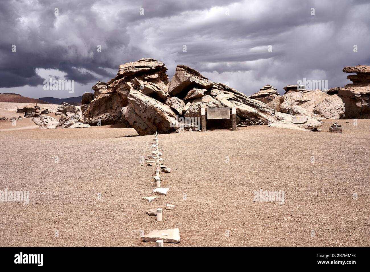 Plateau andin Altiplano Bolivie Banque D'Images