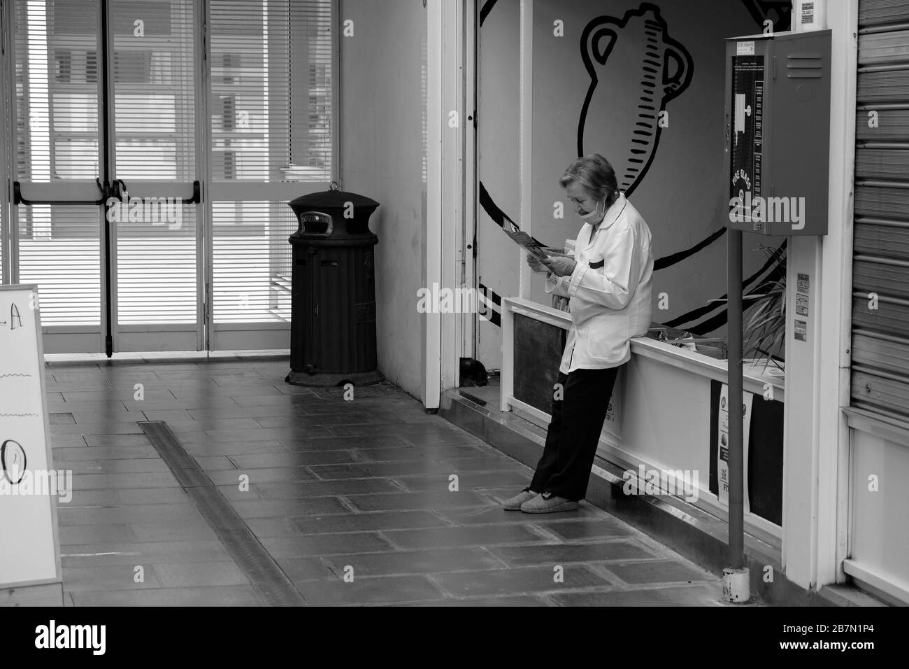 La vie dans le temps du coronavirus Banque D'Images