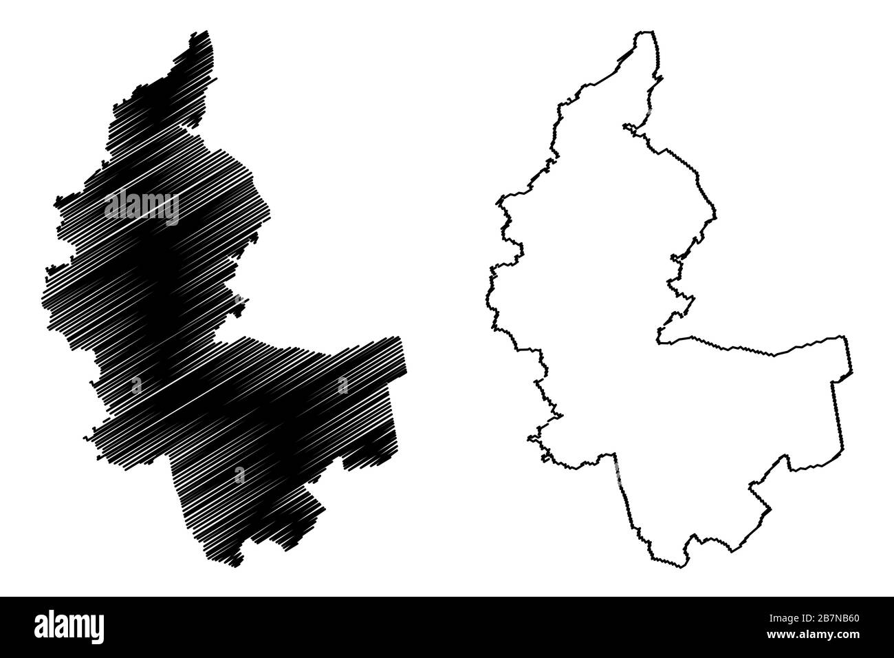 Municipalité de Tukums (République de Lettonie, divisions administratives de Lettonie, municipalités et leurs unités territoriales) illustration vectorielle de carte, scri Illustration de Vecteur