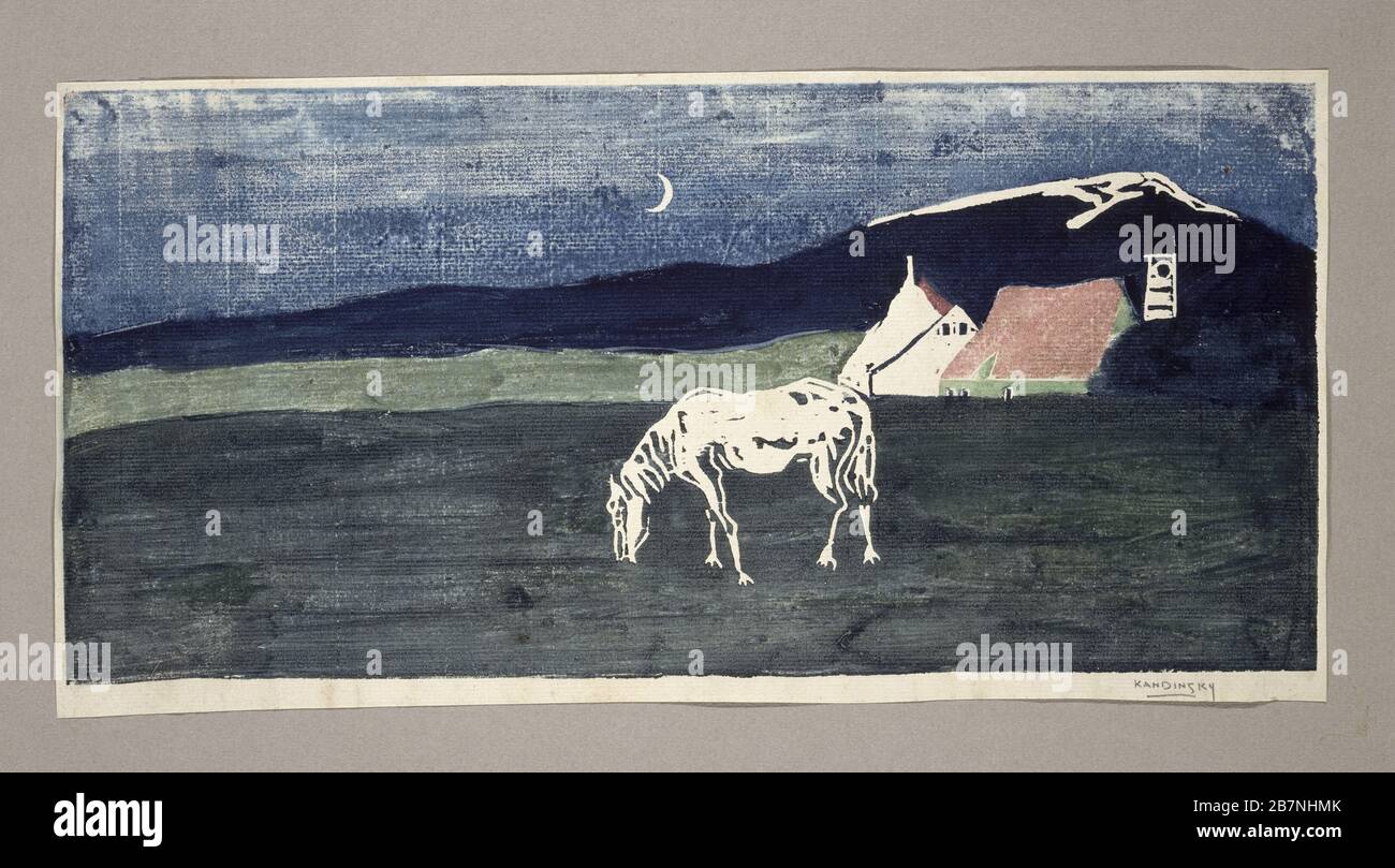Abendd&#xe4;mmerung (Dusk), 1904. Trouvé dans la Collection de Mus&#xe9;e national d'art moderne, Centre Georges Pompidou, Paris. Banque D'Images