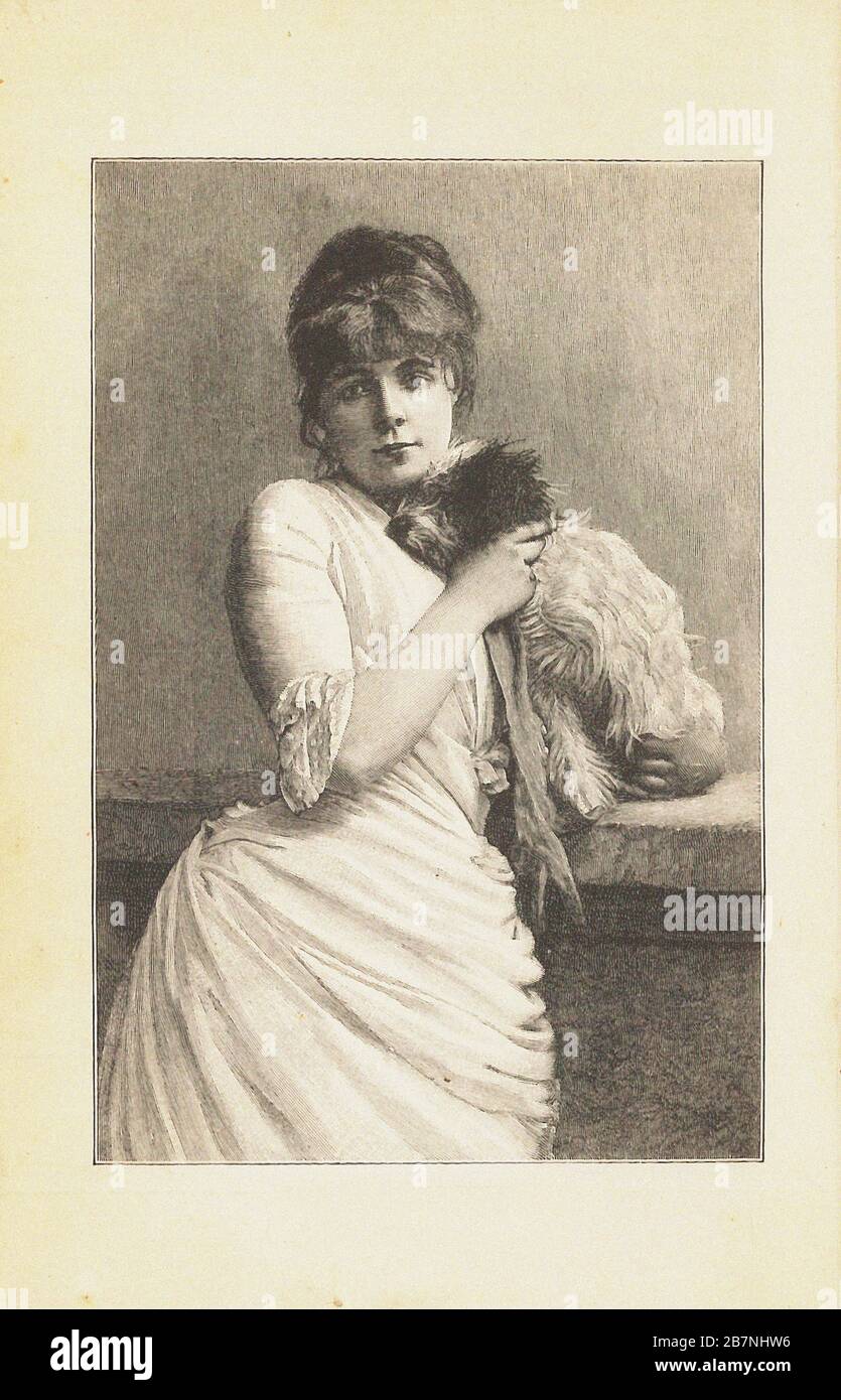 Maria Konstantinovna Bashkirteva (1858-1884), 1884. Collection privée. Banque D'Images