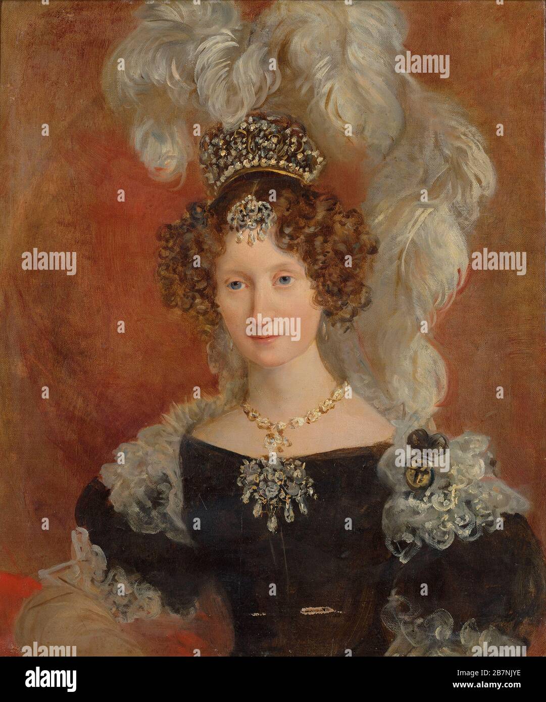 Maria Theresa d'Autriche (1801-1855), Reine de Sardaigne, première moitié du 19ème cent. Collection privée. Banque D'Images