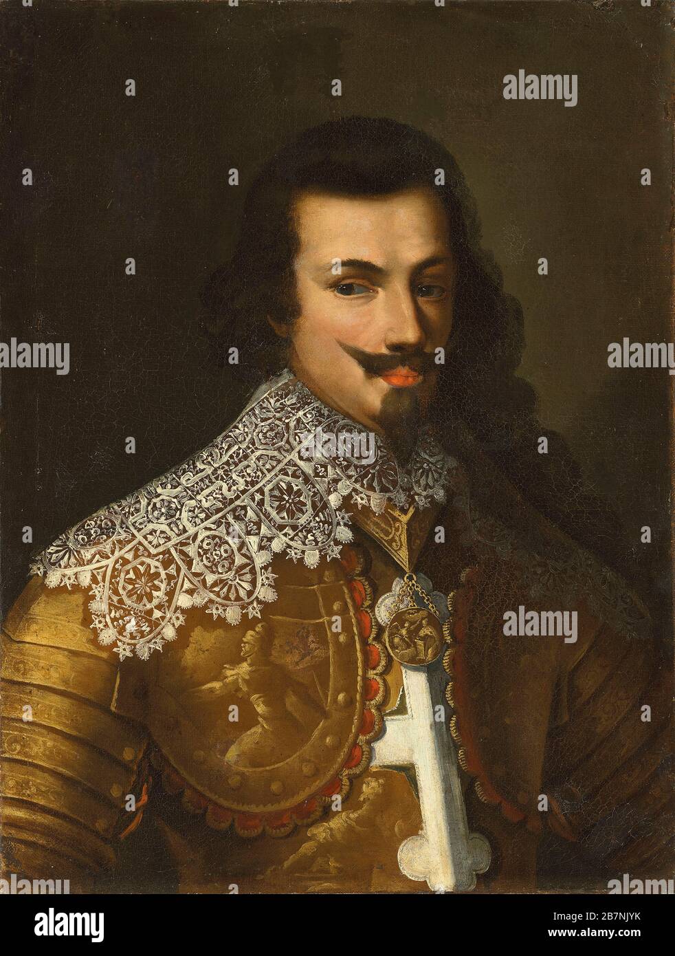 Victor Amadeus I (1587-1637), duc de Savoie, début du XVIIe cen. Collection privée. Banque D'Images