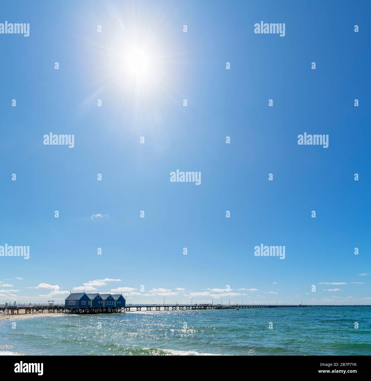 Busselton Jetty, Busselton, Australie occidentale, Australie Banque D'Images