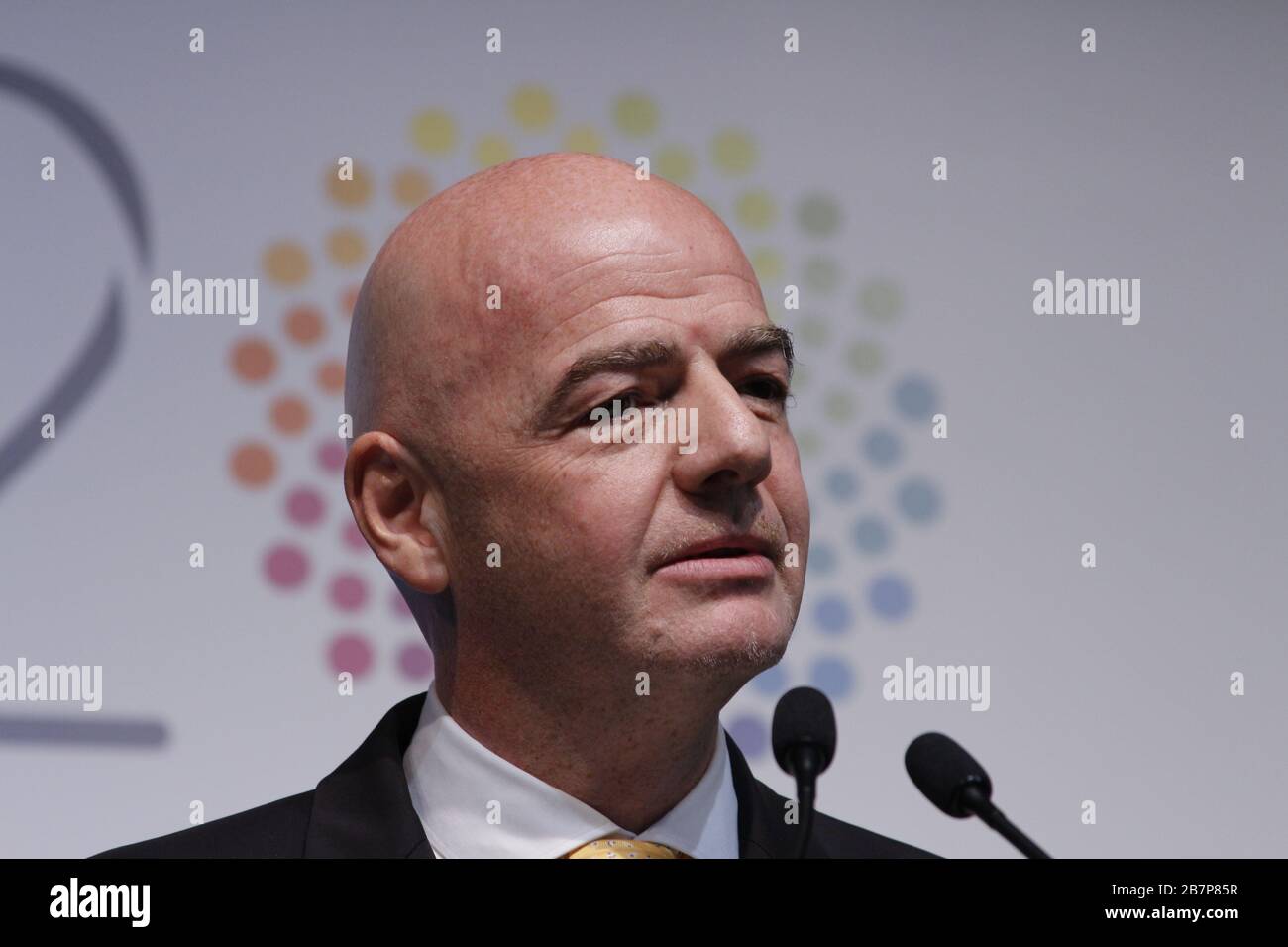 Président de la FIFA Gianni Infantino Banque D'Images