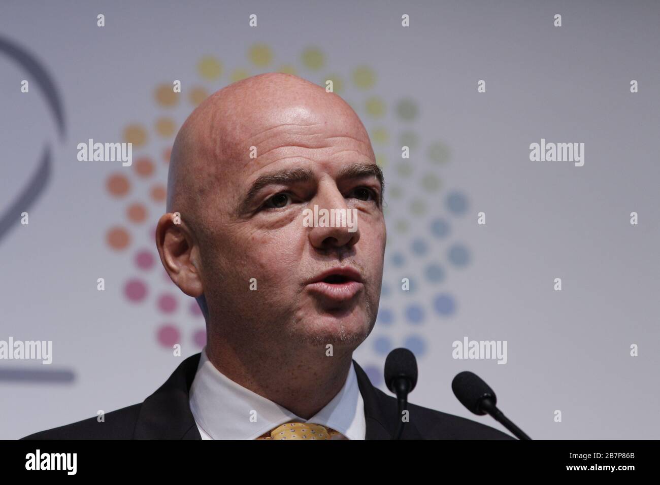 Président de la FIFA Gianni Infantino Banque D'Images