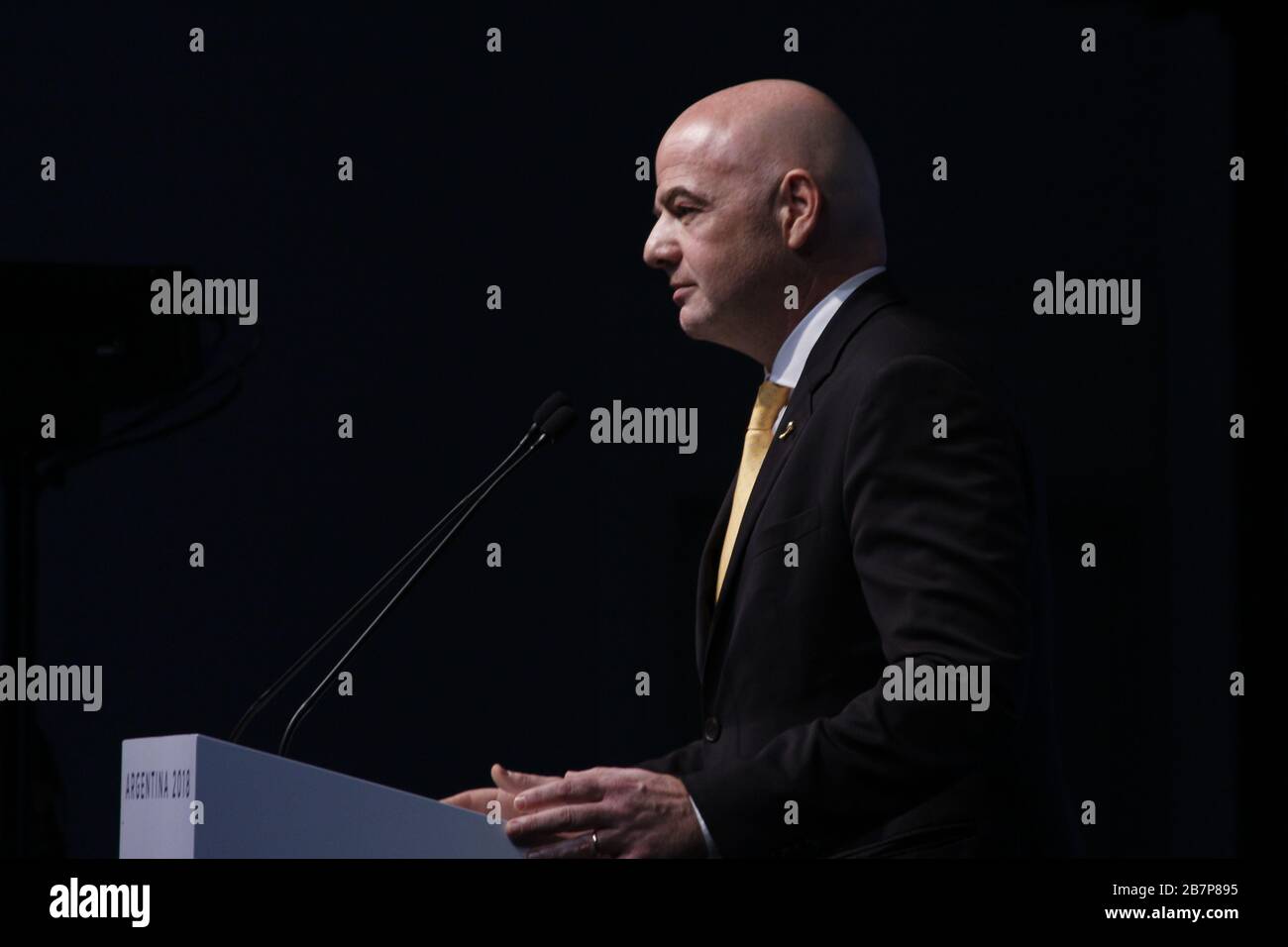Président de la FIFA Gianni Infantino Banque D'Images