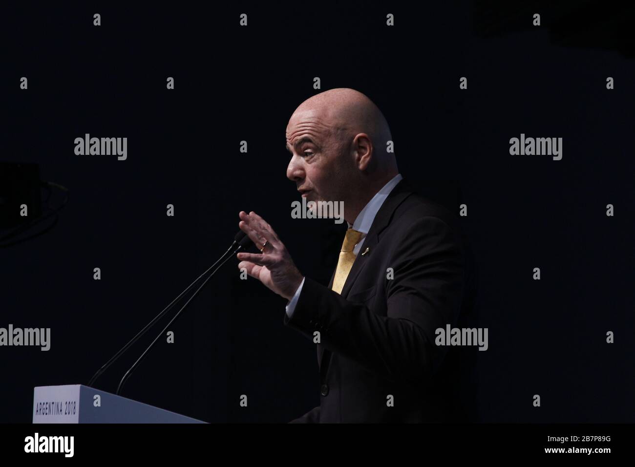 Président de la FIFA Gianni Infantino Banque D'Images