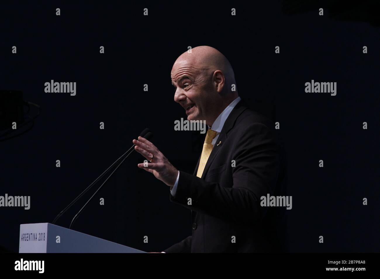 Président de la FIFA Gianni Infantino Banque D'Images