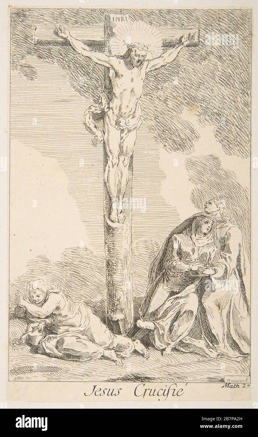 Crucifixion.n.d. Banque D'Images