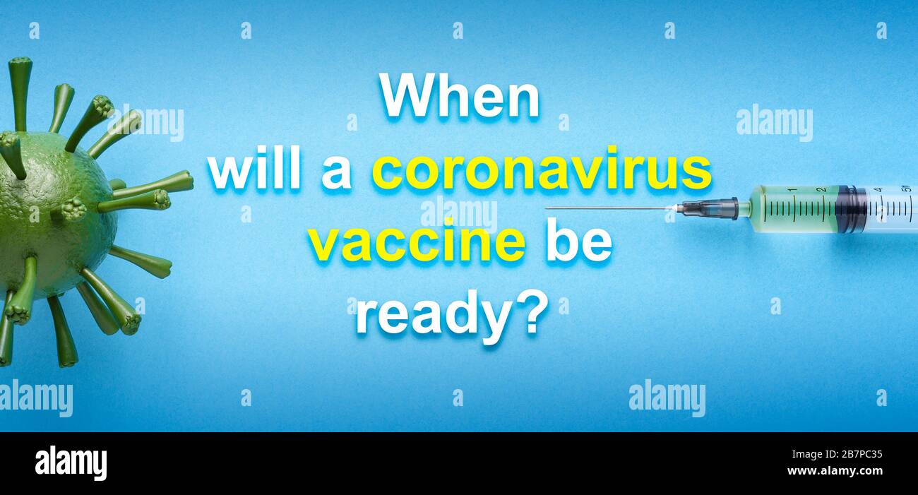 vaccin contre le coronavirus. Médecine de Covid-19 Banque D'Images