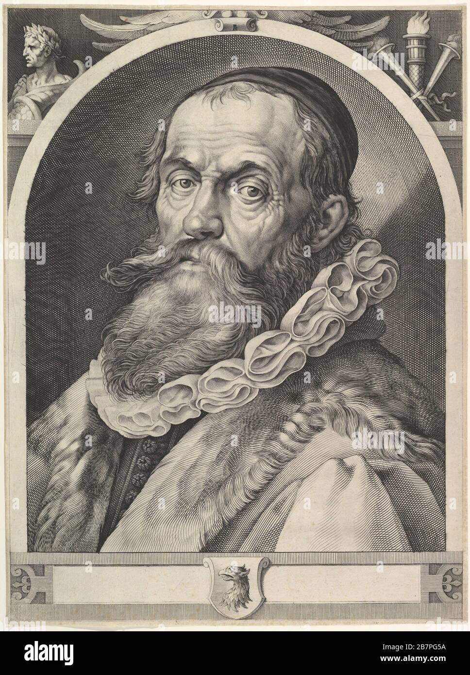 Portrait de Hendrick Goltzius, CA. 1617. Banque D'Images