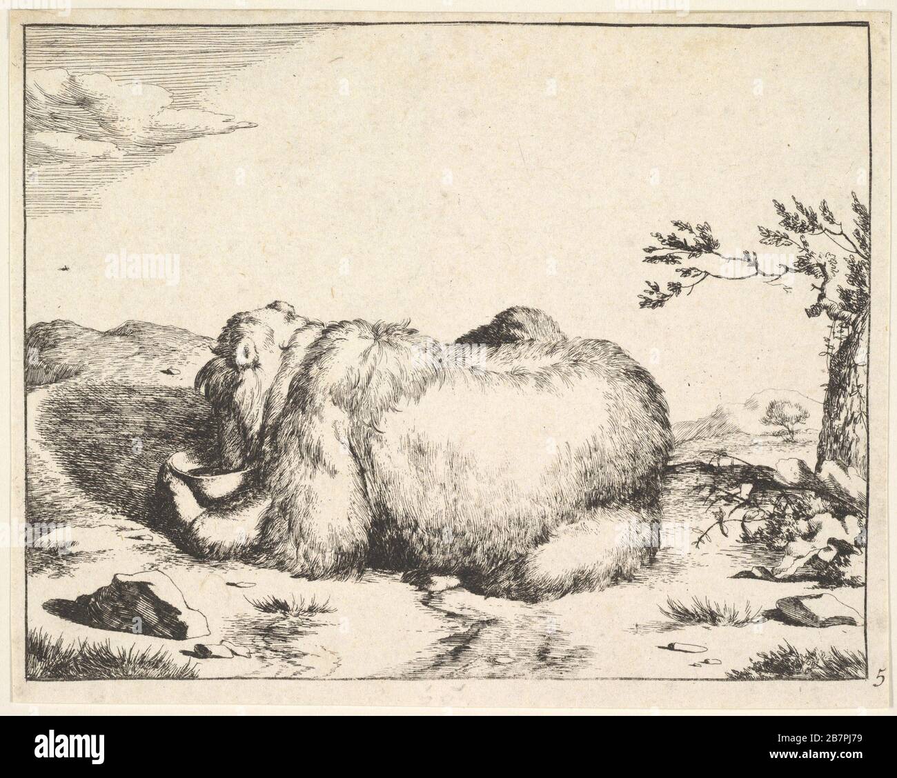 Du jeu des oreilles, env. 1664. Banque D'Images