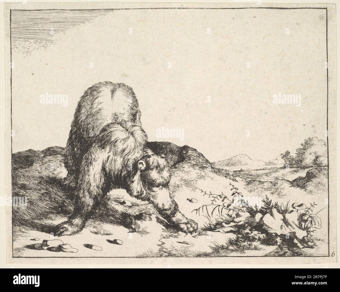 Du jeu des oreilles, env. 1664. Banque D'Images