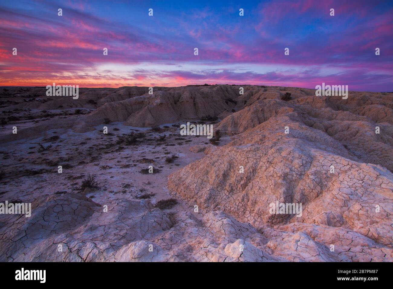 Las Bardenas Reales deser. Navarre, Espagne Banque D'Images