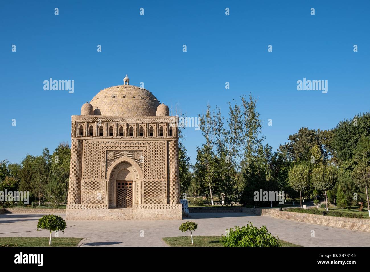 Mausolée de Samanid, Boukhara, Ouzbékistan Banque D'Images