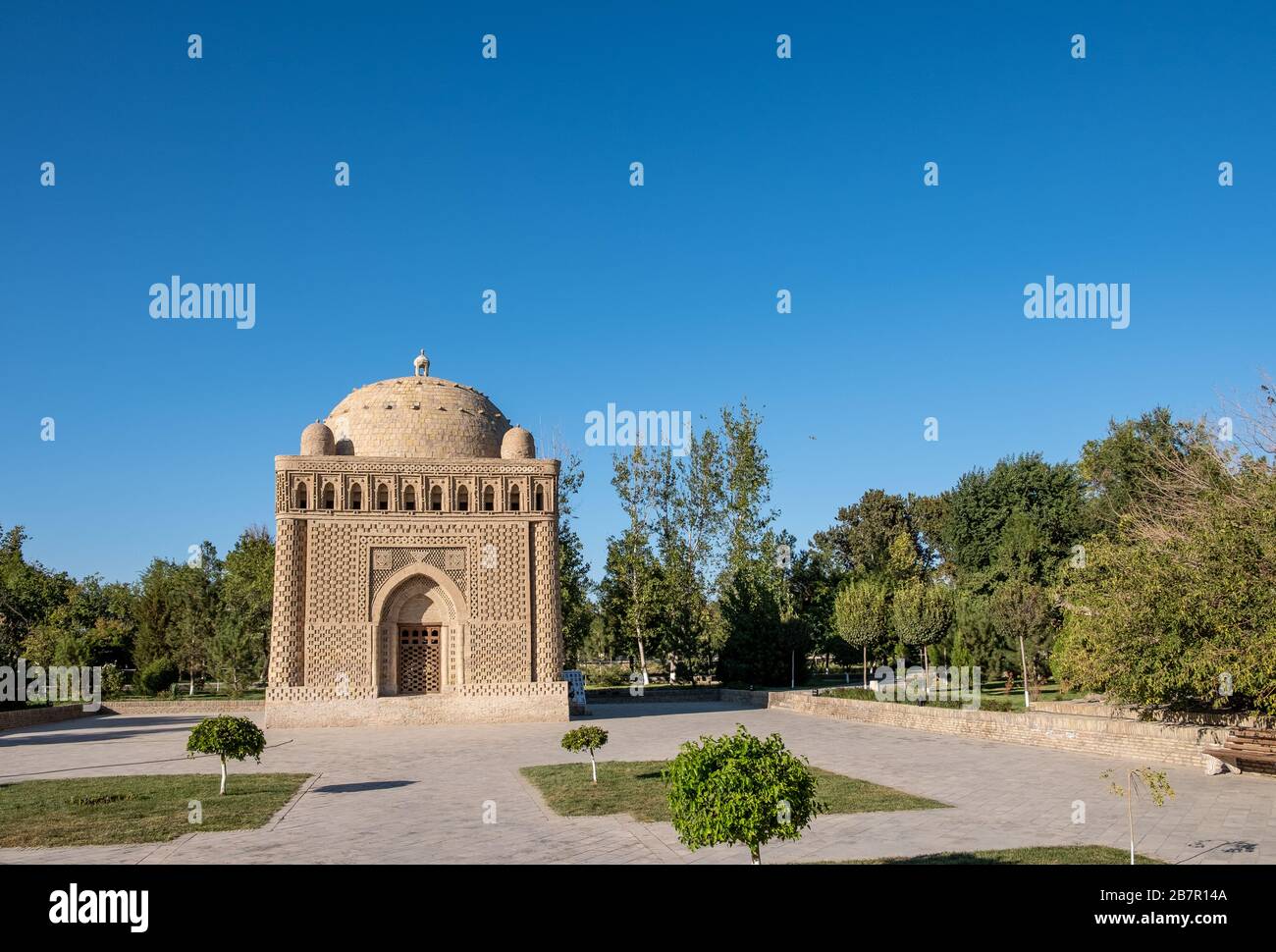 Mausolée de Samanid, Boukhara, Ouzbékistan Banque D'Images