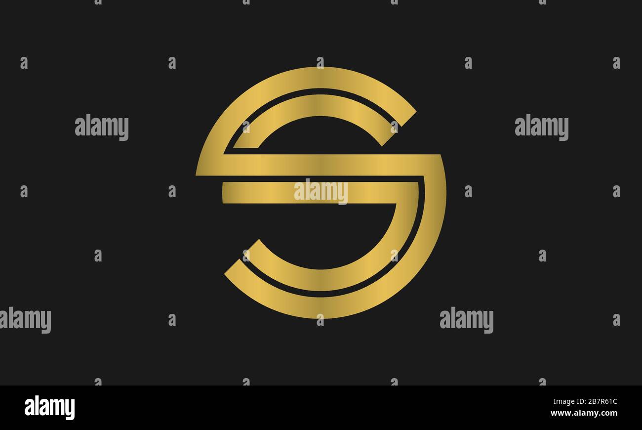 S, SS lettre logo Design avec la typographie moderne et créative et le logo monogramme. Illustration de Vecteur