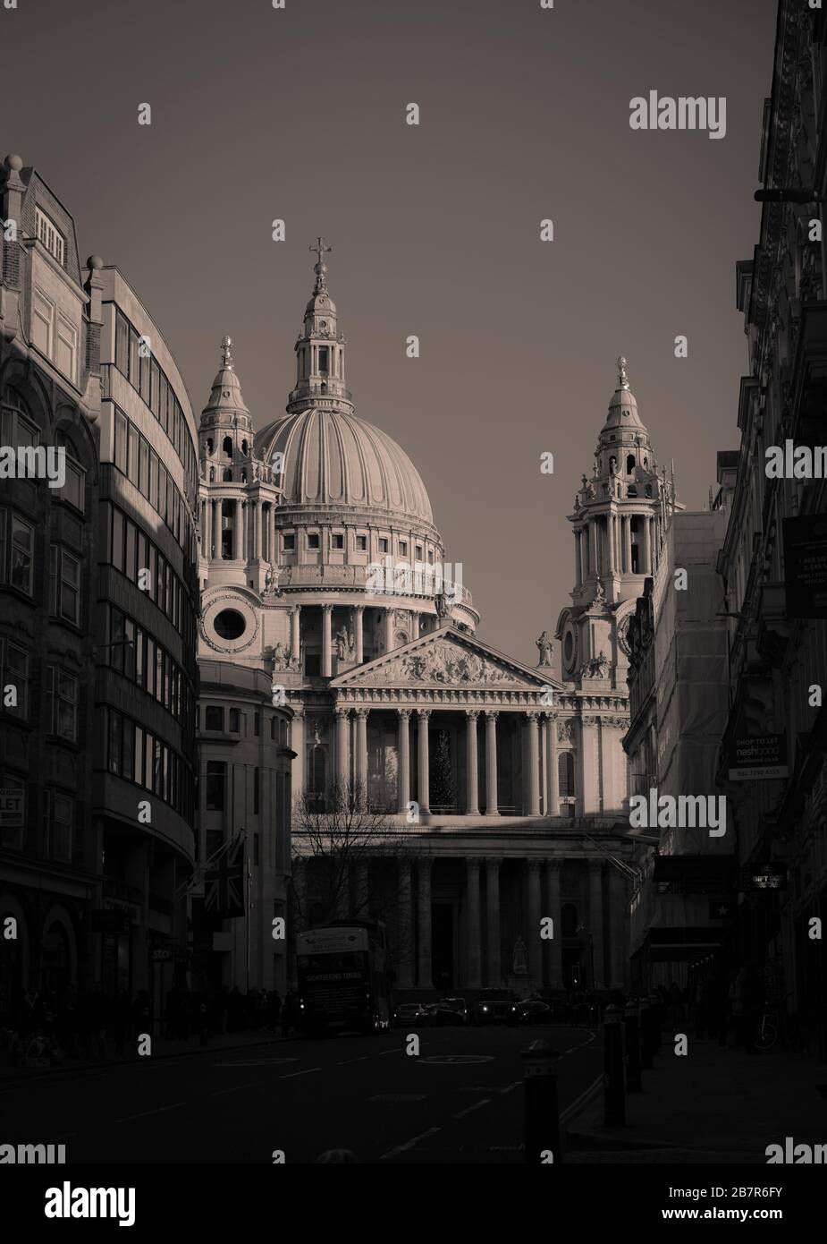 Le Noël de la cathédrale Saint-Paul, Londres, Angleterre, Royaume-Uni (2019) Banque D'Images