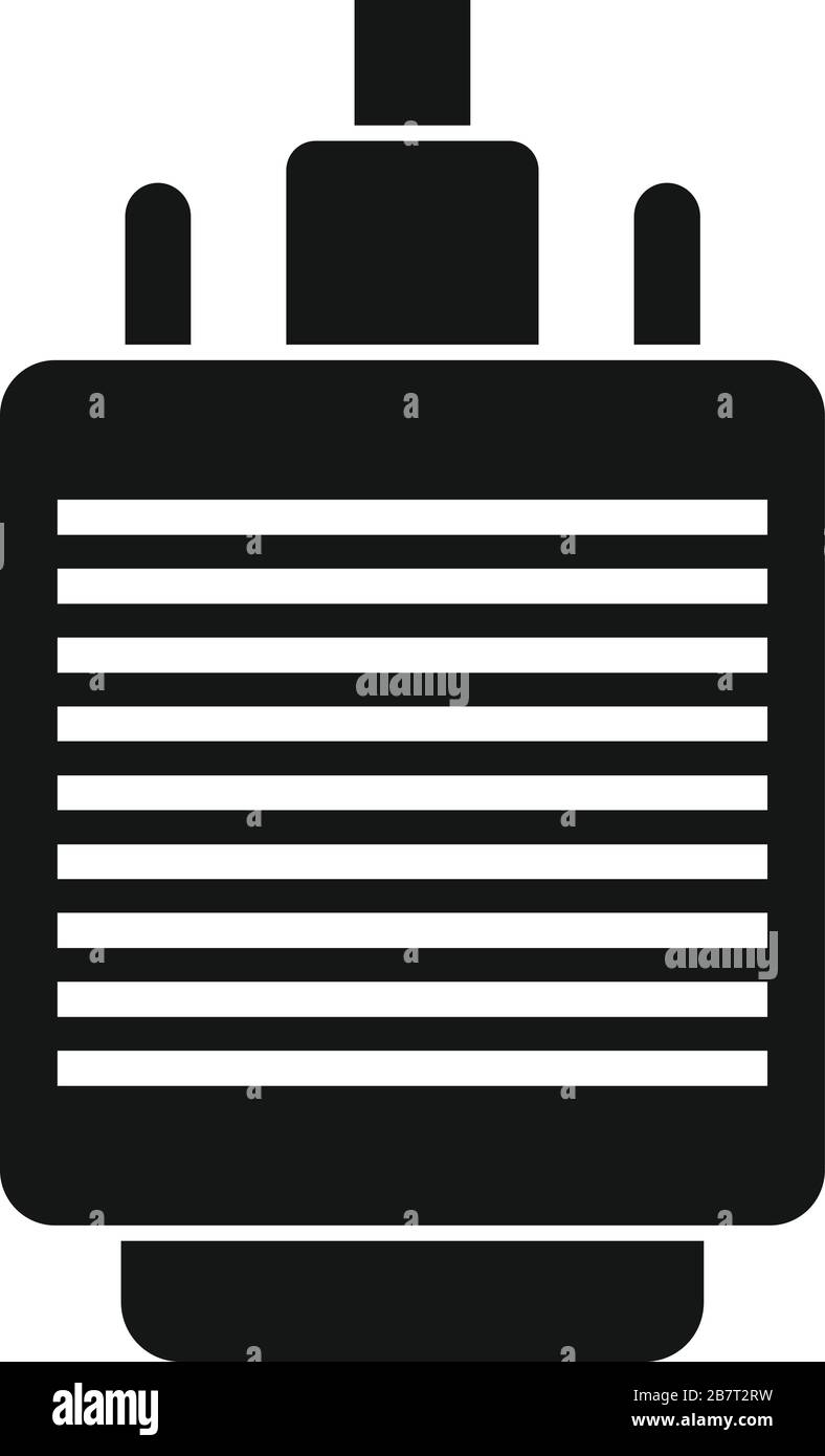 Icône de l'adaptateur VGA. Illustration simple de l'icône vectorielle de l'adaptateur vga pour la conception Web isolée sur fond blanc Illustration de Vecteur