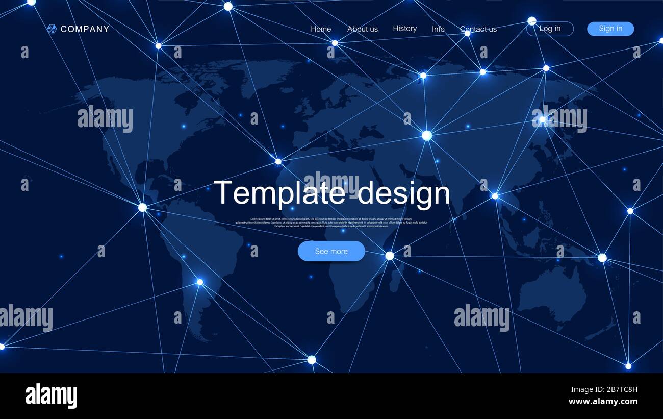 Fond technique de la page d'accueil avec textures abstraites de carte de circuit imprimé. Arrière-plan abstrait géométrique avec carte de circuit imprimé de lignes . Modèle de site Web Illustration de Vecteur