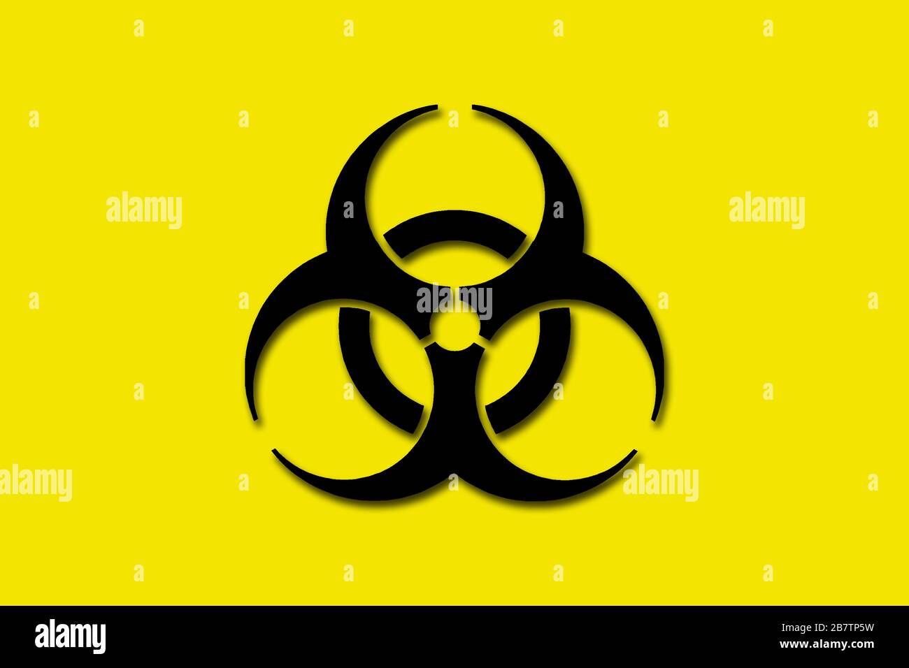 Symbole De Danger Bio Banque d'image et photos - Alamy