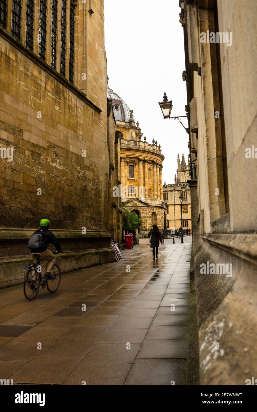 Oxford University Radcliffe Camera, Angleterre. Banque D'Images