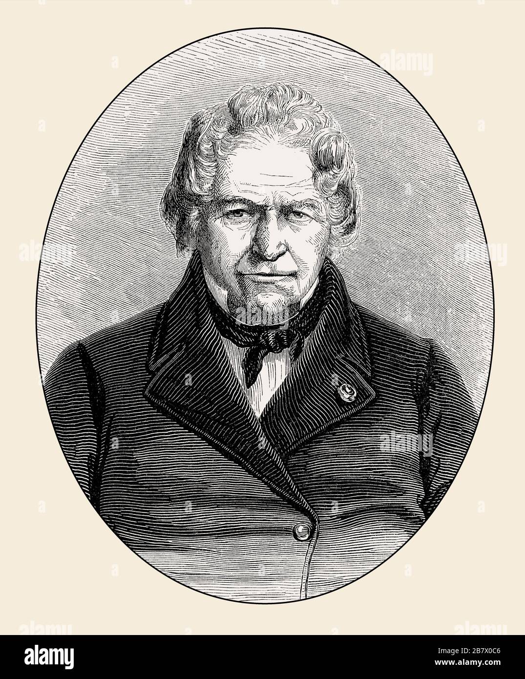 Louis Jacques Thénard, 1777 – 1857, chimiste français Banque D'Images
