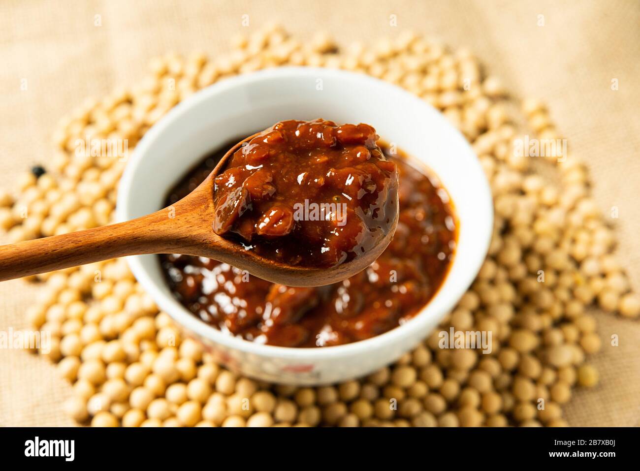 Une délicieuse assiette de sauce de soja chinoise Banque D'Images