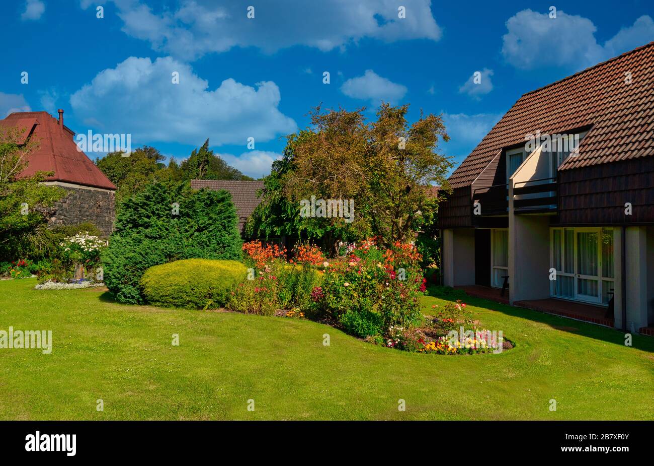 Jardins publics, Nouvelle-Zélande Banque D'Images