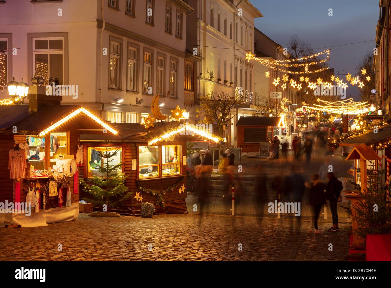 Marché de Noël dans la vieille ville, Limbourg an der Lahn, Hesse, Allemagne, Europe Banque D'Images