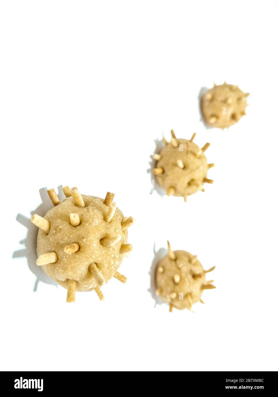 Une image du virus corona Banque D'Images