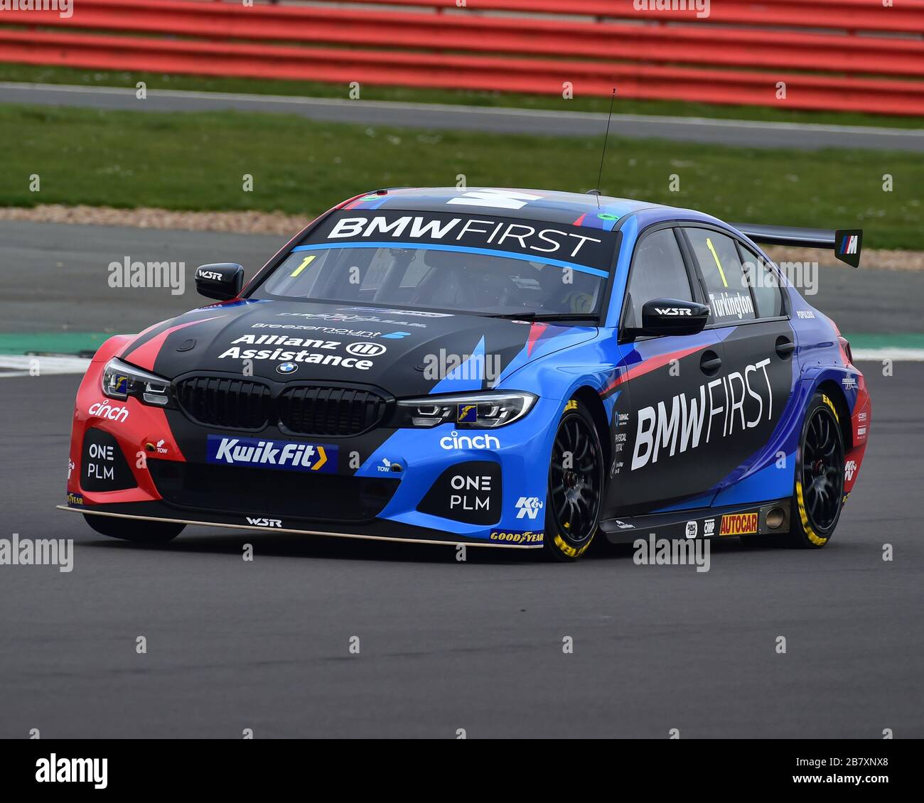 Colin Turkington, BMW 330 M Sport, Team BMW, BTCC, British Touring car Championship, journée de lancement et événement médiatique, BTCC Media Day, mardi 17 mars Banque D'Images