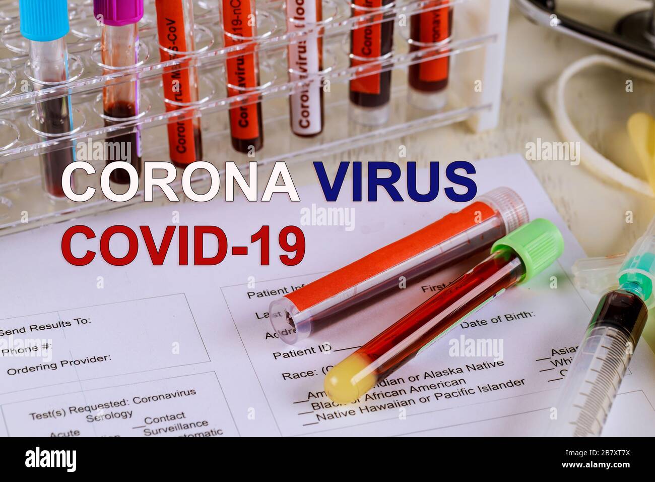 Infection par le virus pandémique pneumonie COVID-19 infection épidémique coronavirus pandémie mondiale Banque D'Images