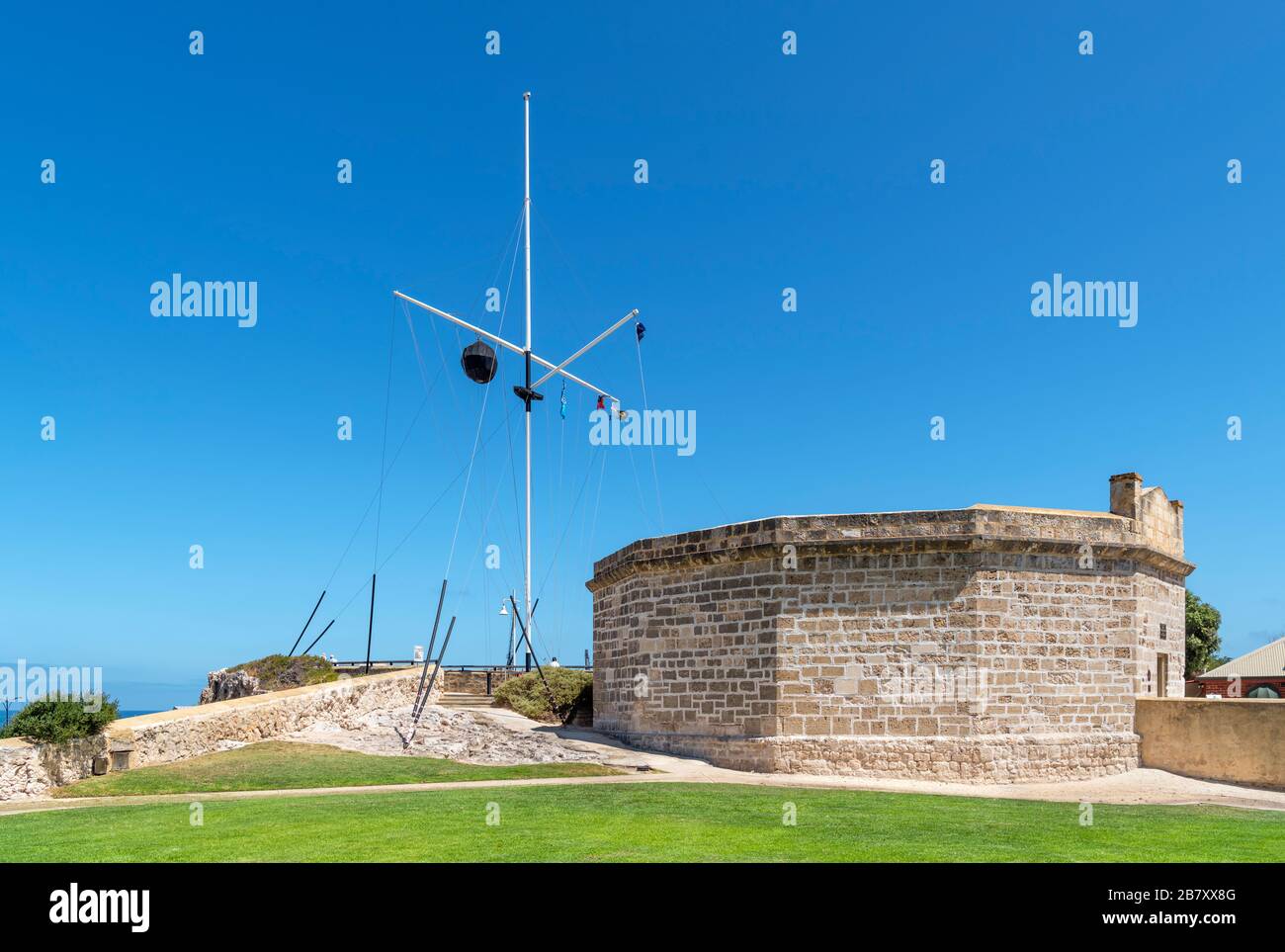 The Historic Round House, le plus ancien bâtiment d'Australie occidentale, Fremantle, Australie occidentale Banque D'Images