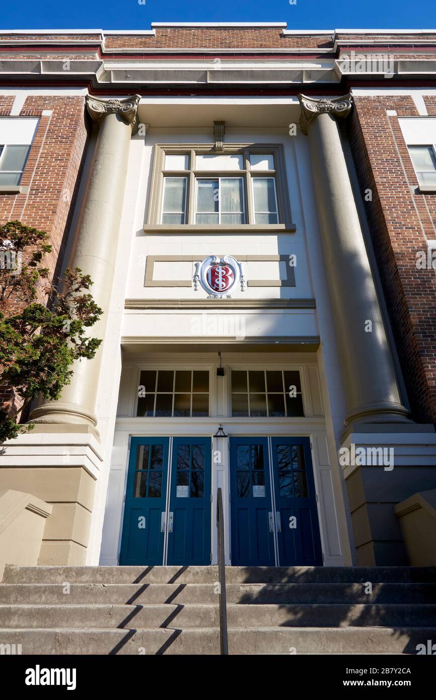 Vancouver, Canada, 18 mars 2020. Les écoles primaires et secondaires de la Colombie-Britannique ont été fermées indéfiniment en raison de préoccupations au sujet de la pandémie mondiale COVID-19. Banque D'Images